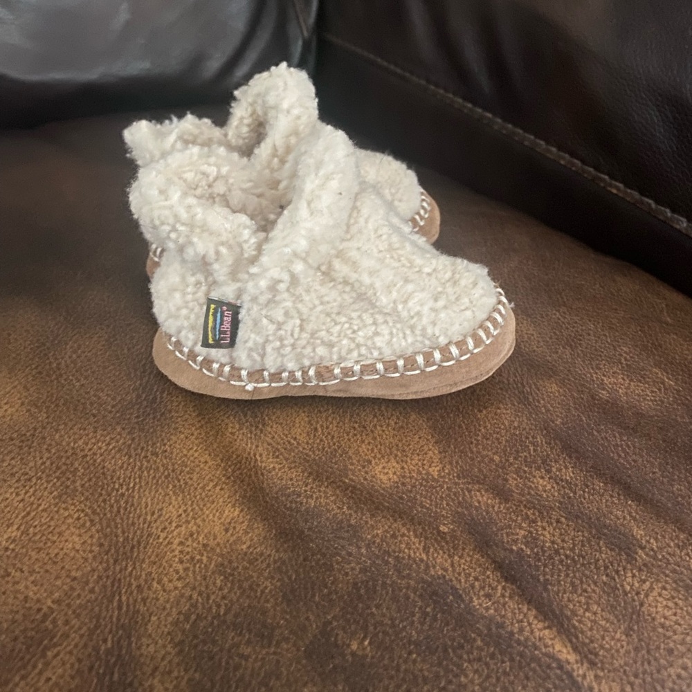 Newborn LL bean slippers